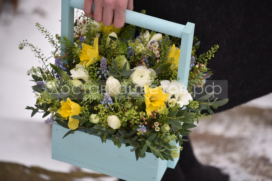 Цветы в ящике Питер Пэн